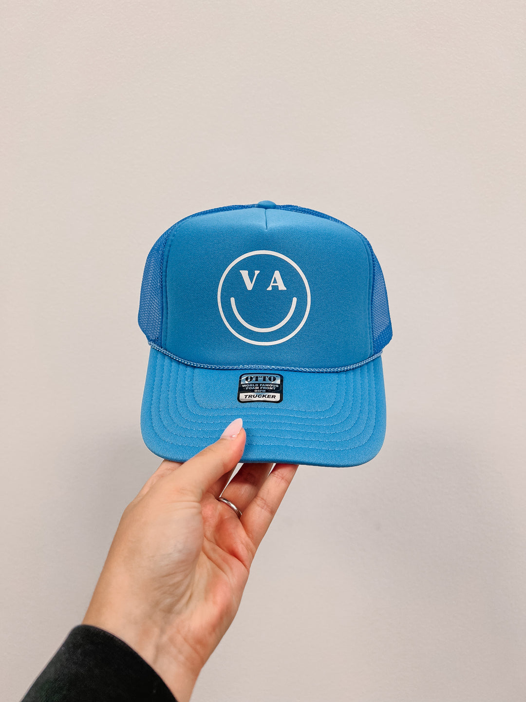 VA Smiley Trucker Hat - Sienna Sky Boutique