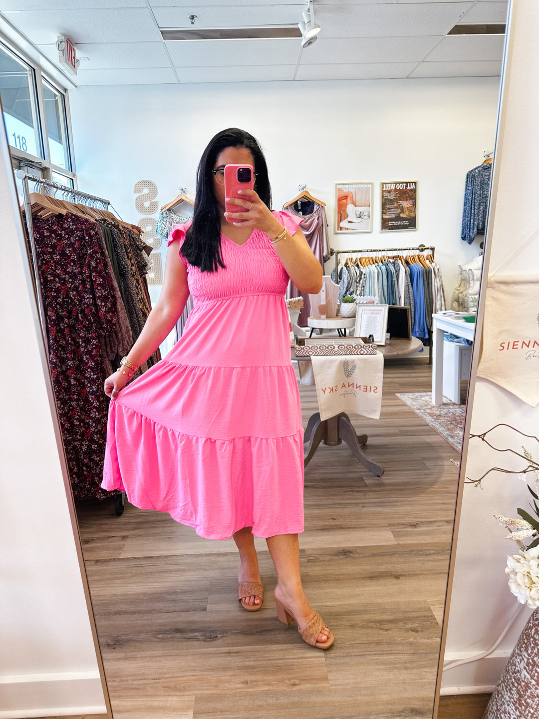 Giannina Midi Dress - Sienna Sky Boutique