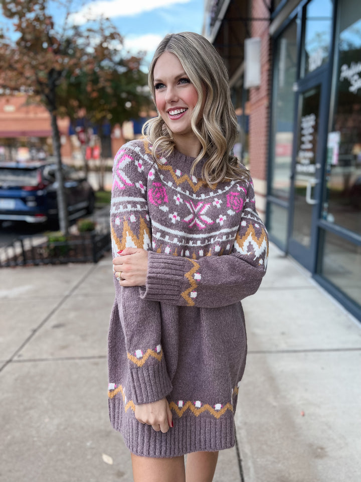 Sophia Sweater Dress - Sienna Sky Boutique