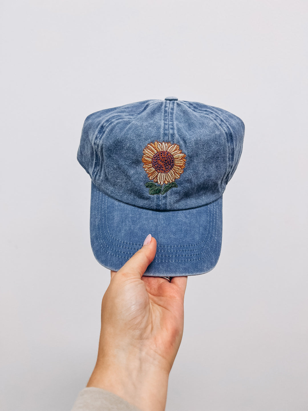 Sunflower Baseball Cap Hat - Sienna Sky Boutique