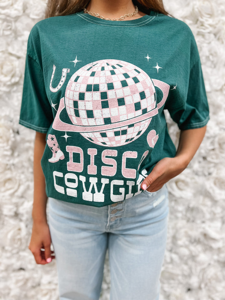 Disco Cowgirl Tee - Sienna Sky Boutique
