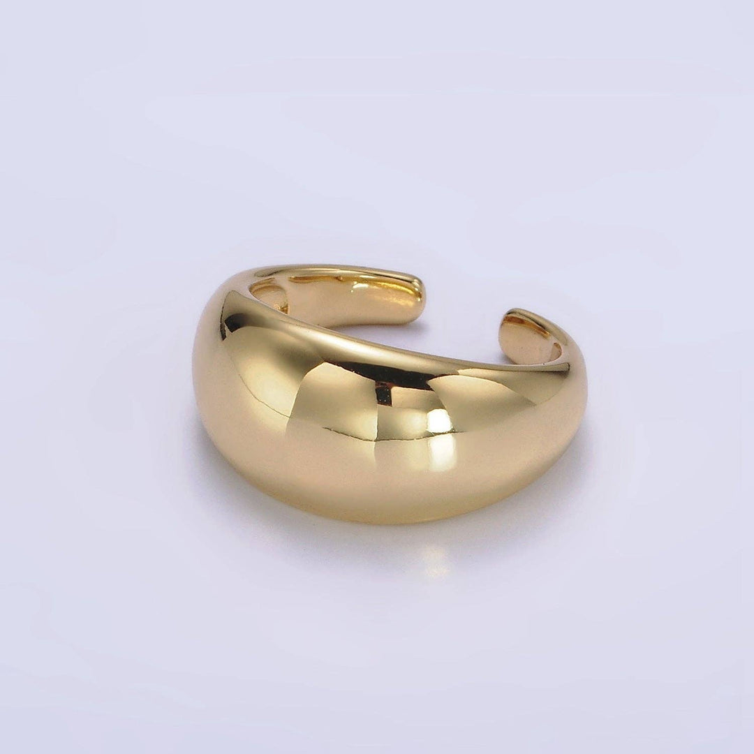 Aim Eternal - 14K Gold Filled Chubby Minimalist Band Statement Ring O574 - Sienna Sky Boutique